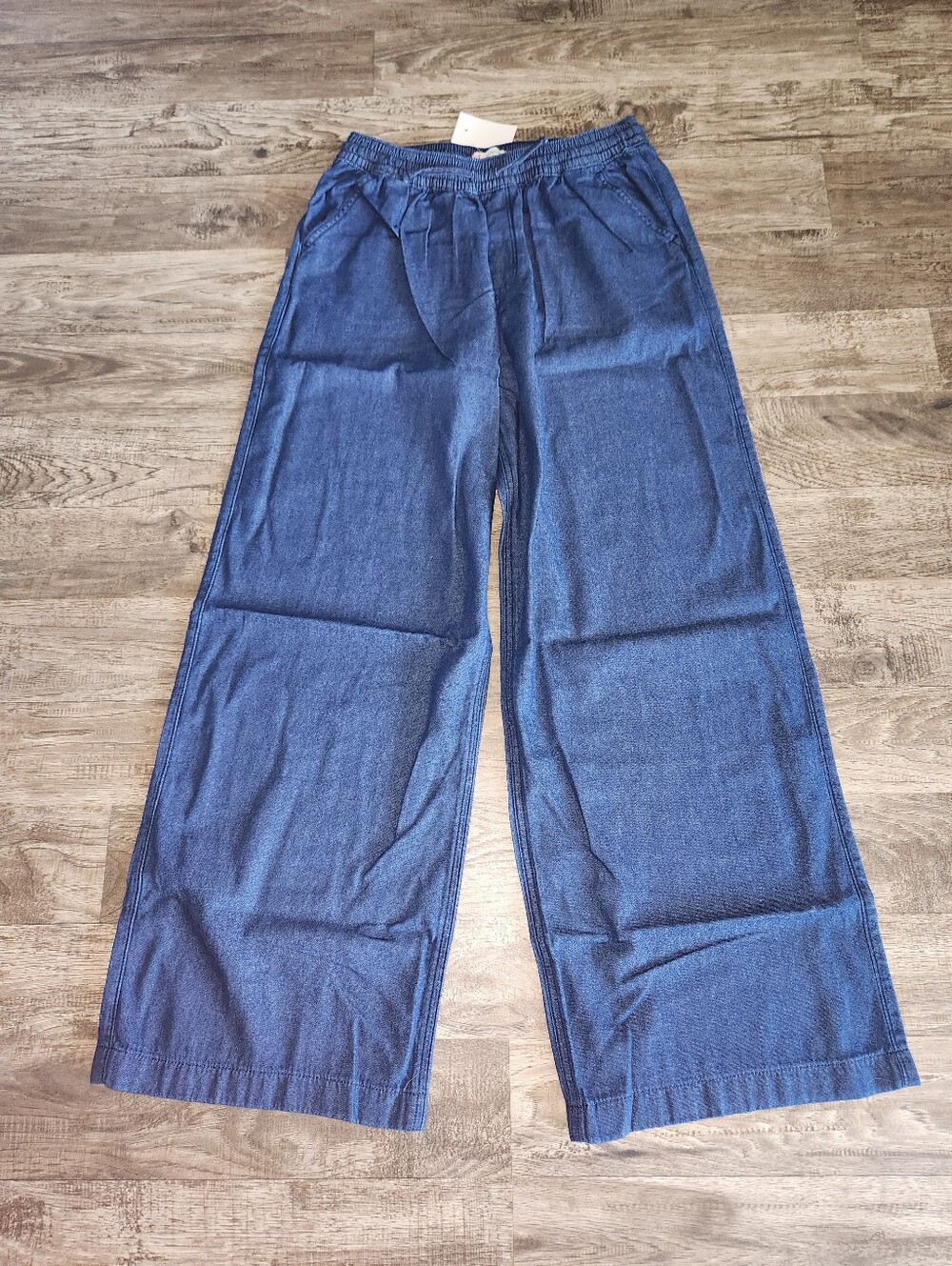 J. Crew Factory Girls' wide-leg drawstring jean
